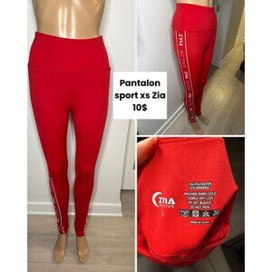 ZYIA Active Red Leggings – XS